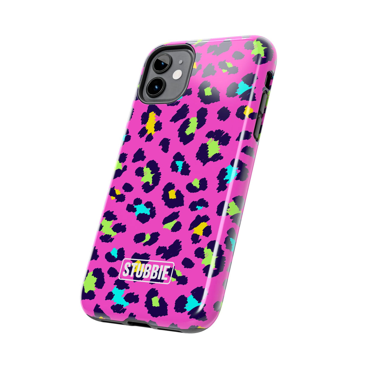 STUBBIE Phone Case for Apple iPhone - Disco Leopard Stubbie