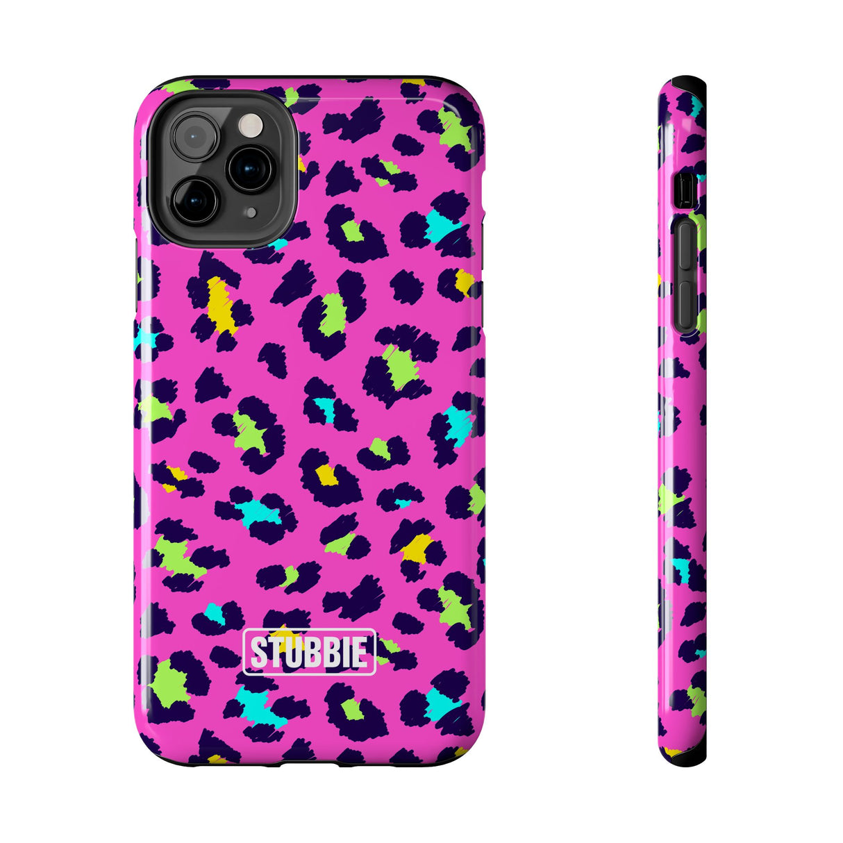 STUBBIE Phone Case for Apple iPhone - Disco Leopard Stubbie