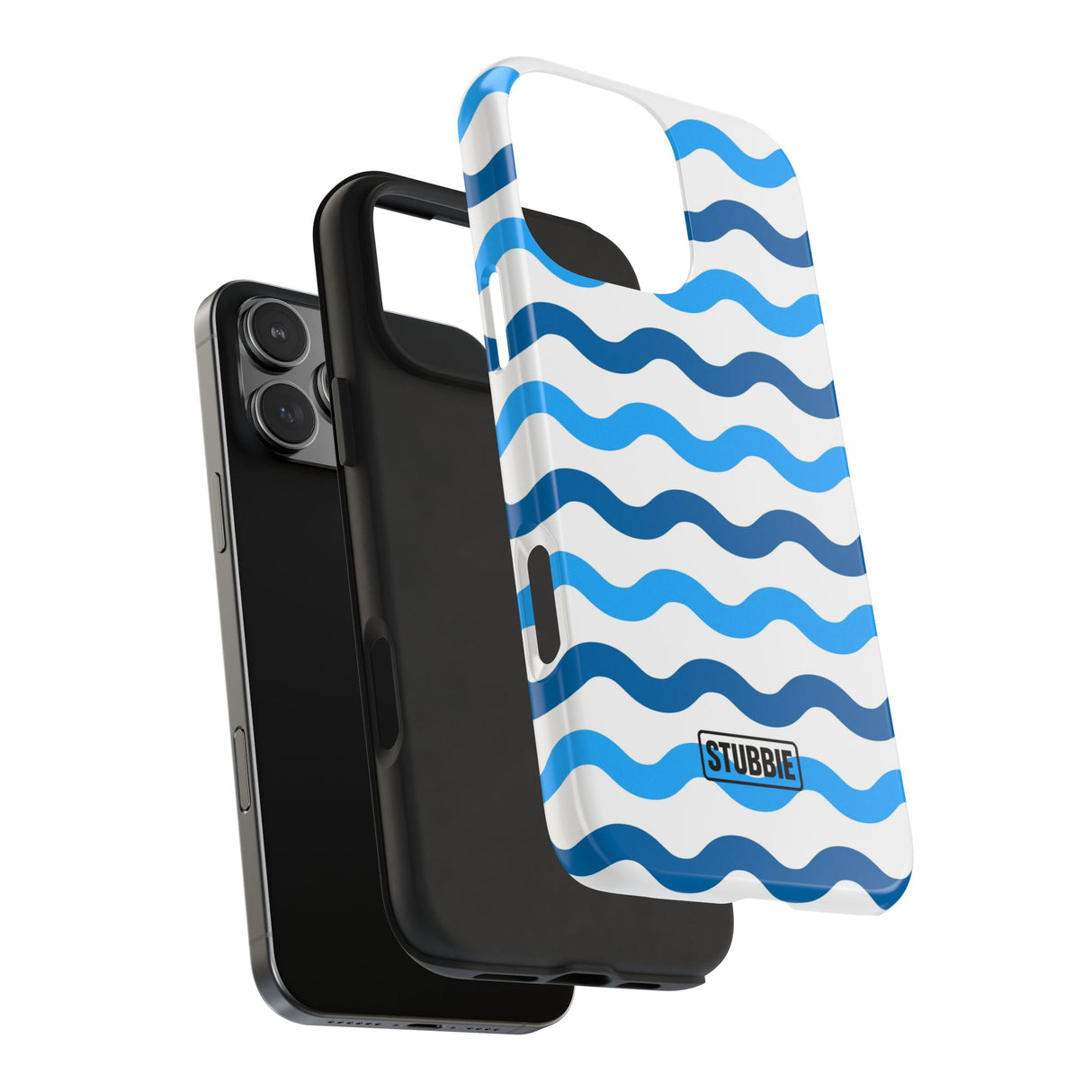 STUBBIE Phone Case for Apple iPhone - Rolling Seas Stubbie