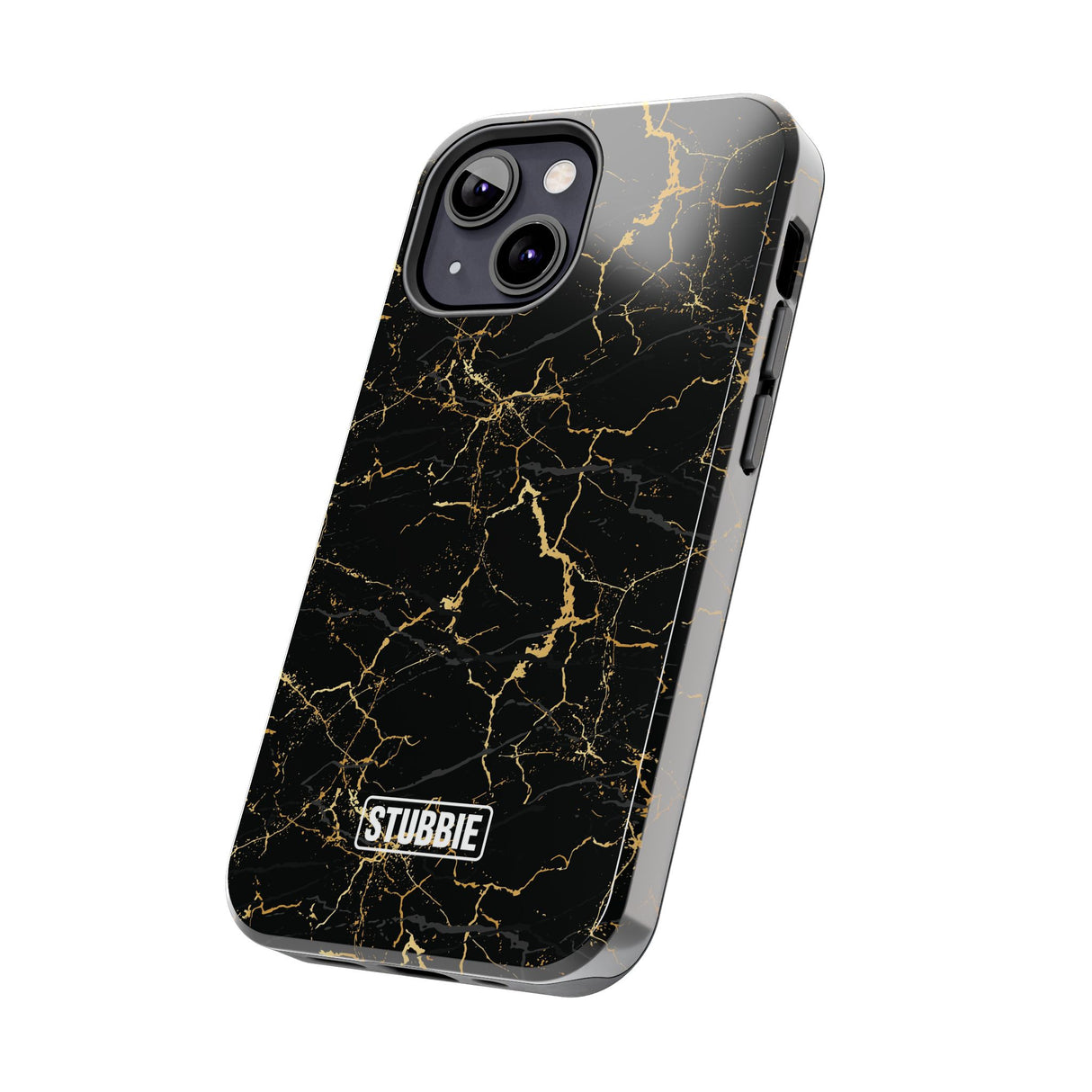 STUBBIE Phone Case for Apple iPhone - Midnight Black Marble Phone Case