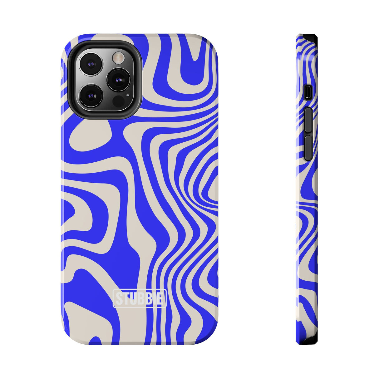 STUBBIE Phone Case for Apple iPhone - Crazy Blue Phone Case