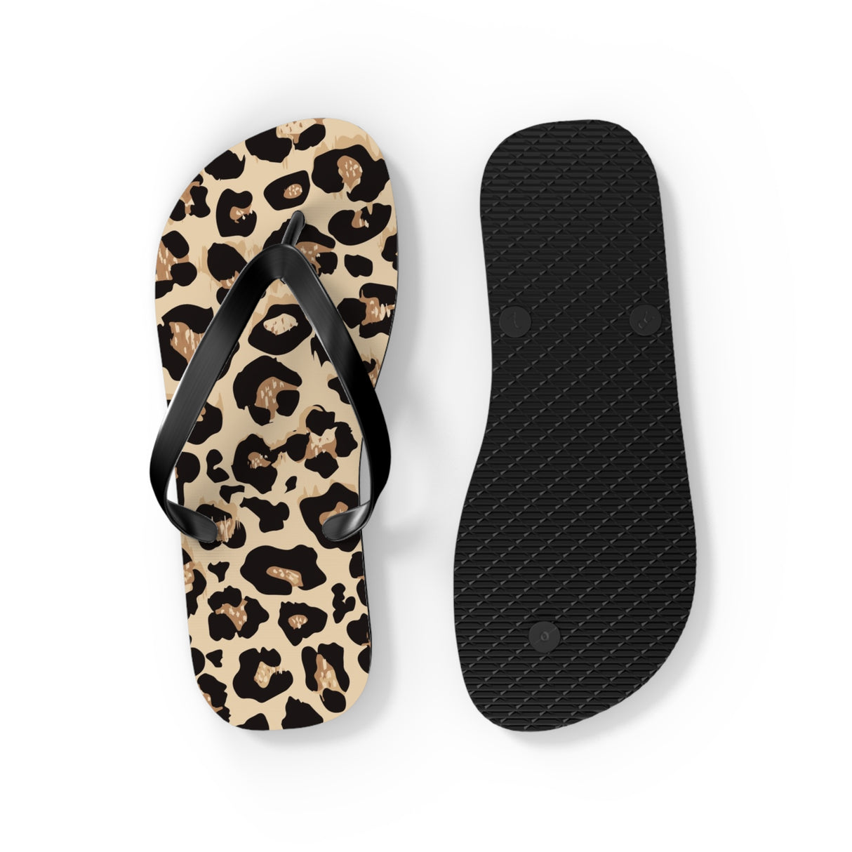 STUBBIE Leopard Print Flip Flops - Leopard STUBBIE