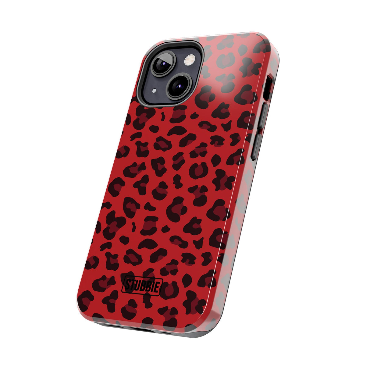 STUBBIE Phone Case for Apple iPhone - Red Leopard Phone Case