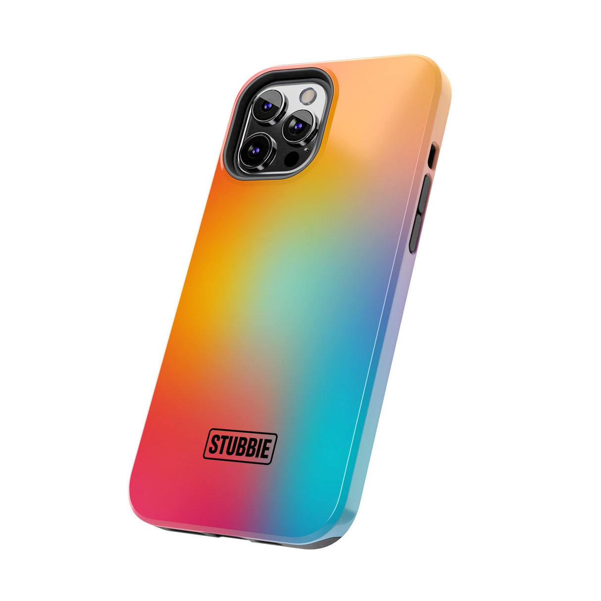 STUBBIE Phone Case for Apple iPhone - Rainbow Blue Stubbie