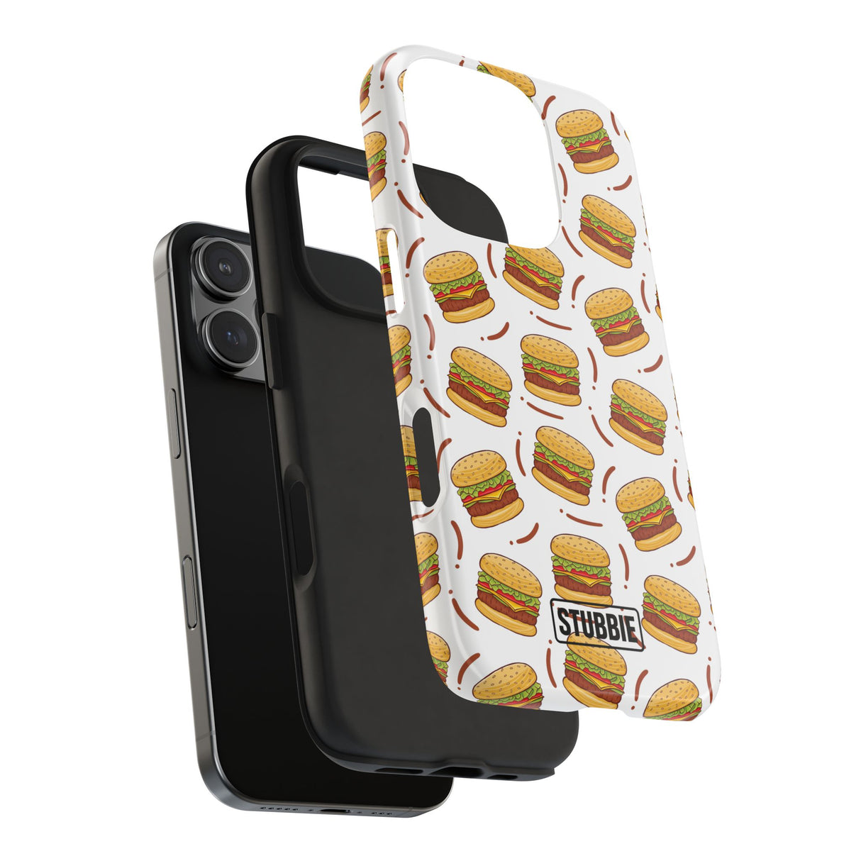 STUBBIE Phone Case for Apple iPhone - Burger Stubbie