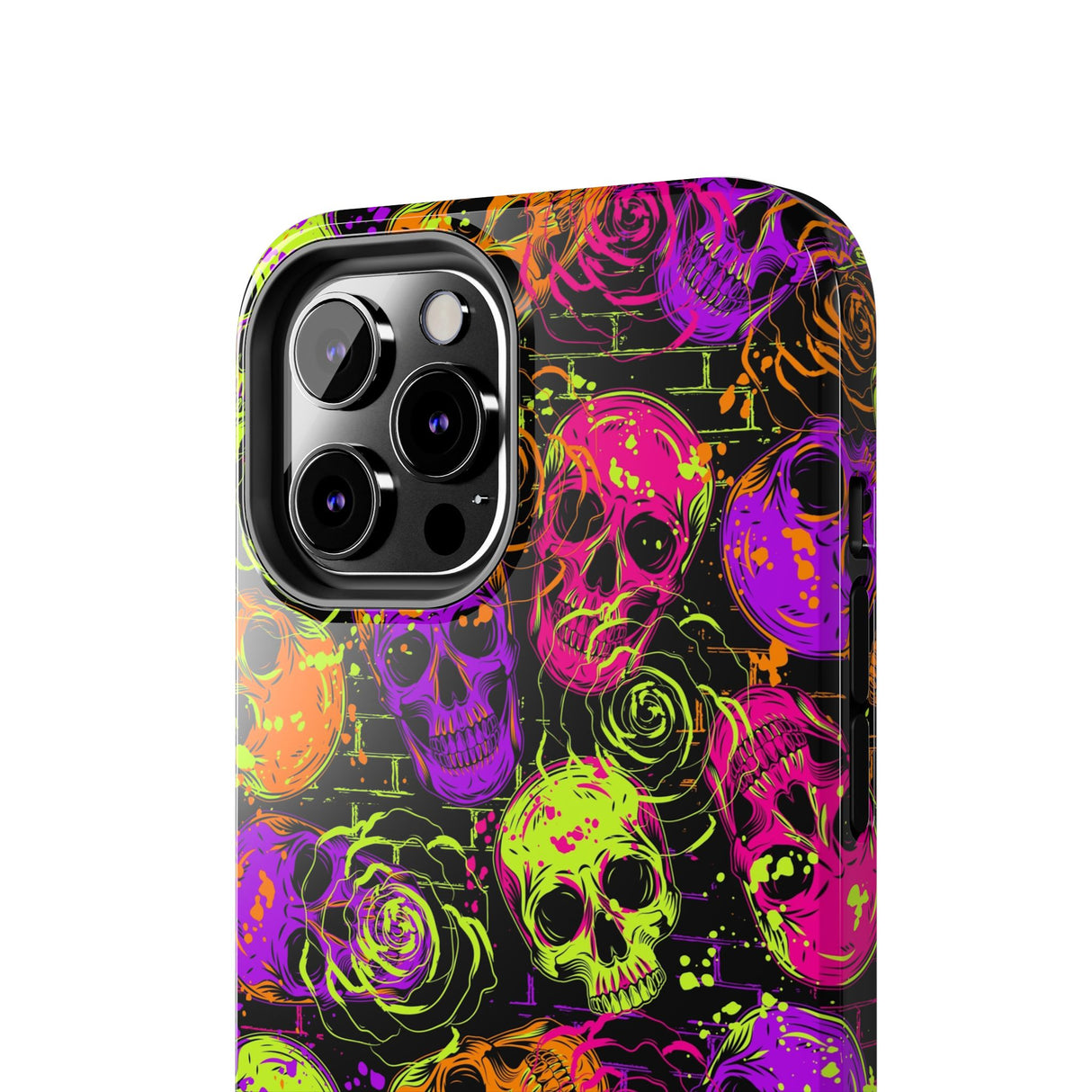 STUBBIE Phone Case for Apple iPhone - Neon Skulls Phone Case