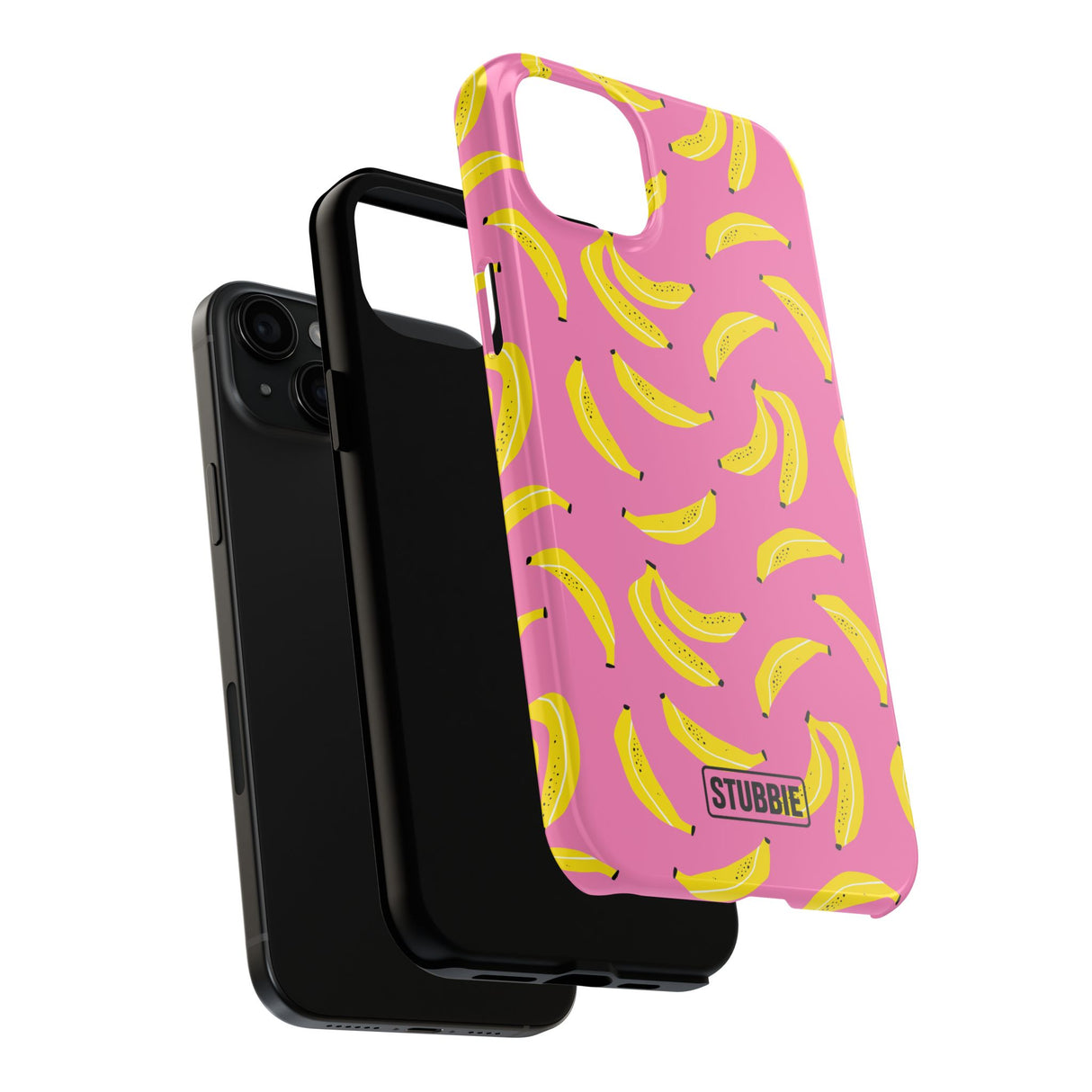 STUBBIE Phone Case for Apple iPhone - Pink Banana Phone Case