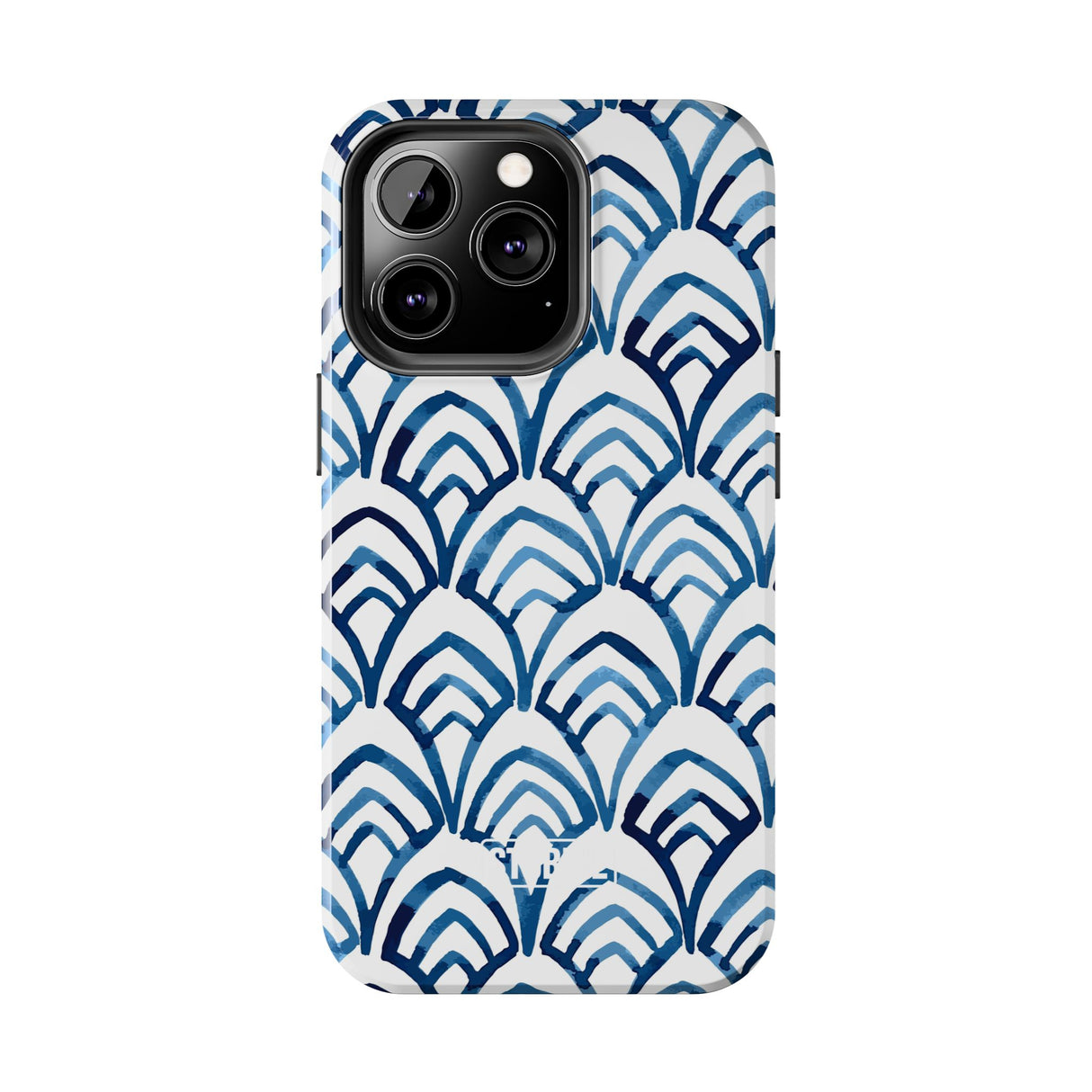 STUBBIE Phone Case for Apple iPhone - Blue Art Deco Phone Case