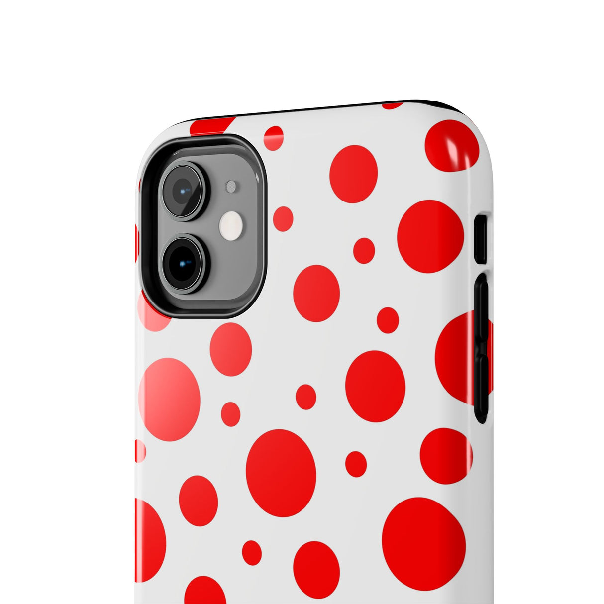 STUBBIE Phone Case for Apple iPhone - Red Polka Dot Phone Case