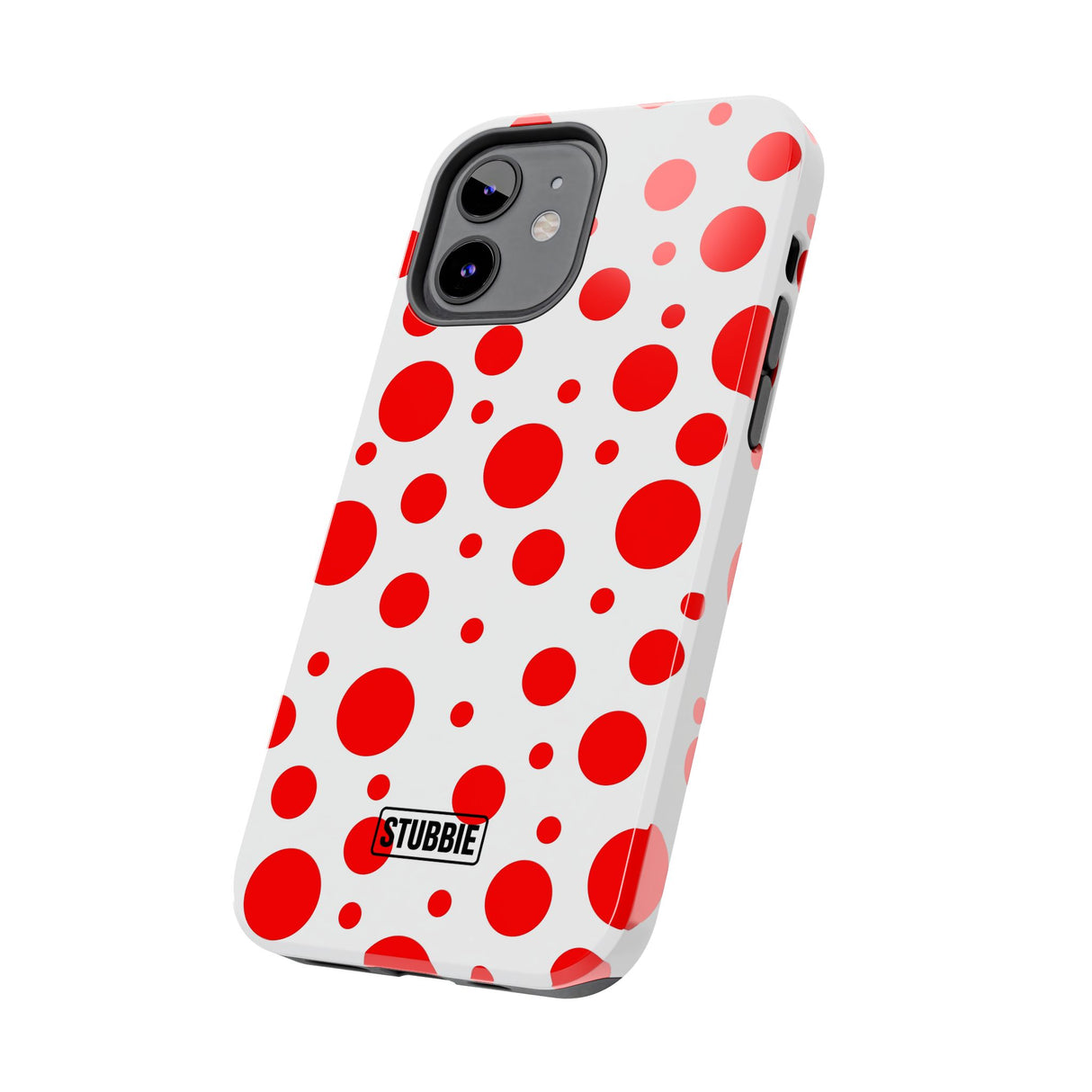 STUBBIE Phone Case for Apple iPhone - Red Polka Dot Phone Case