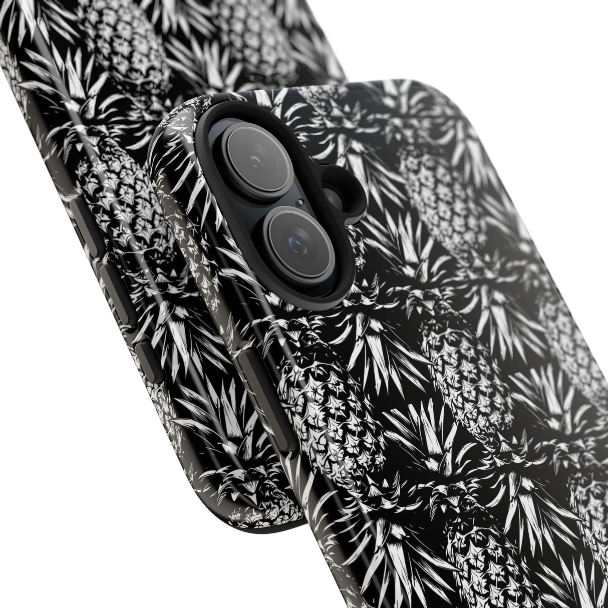 STUBBIE Phone Case for Apple iPhone - Black And White Pineapple Phone Case