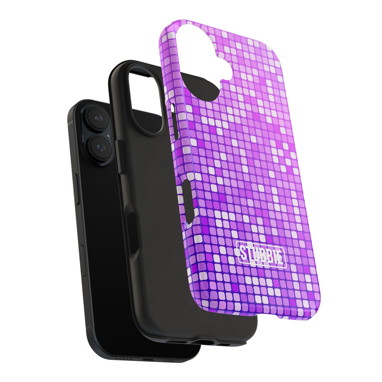 STUBBIE Phone Case for Apple iPhone - Purple Party STUBBIE