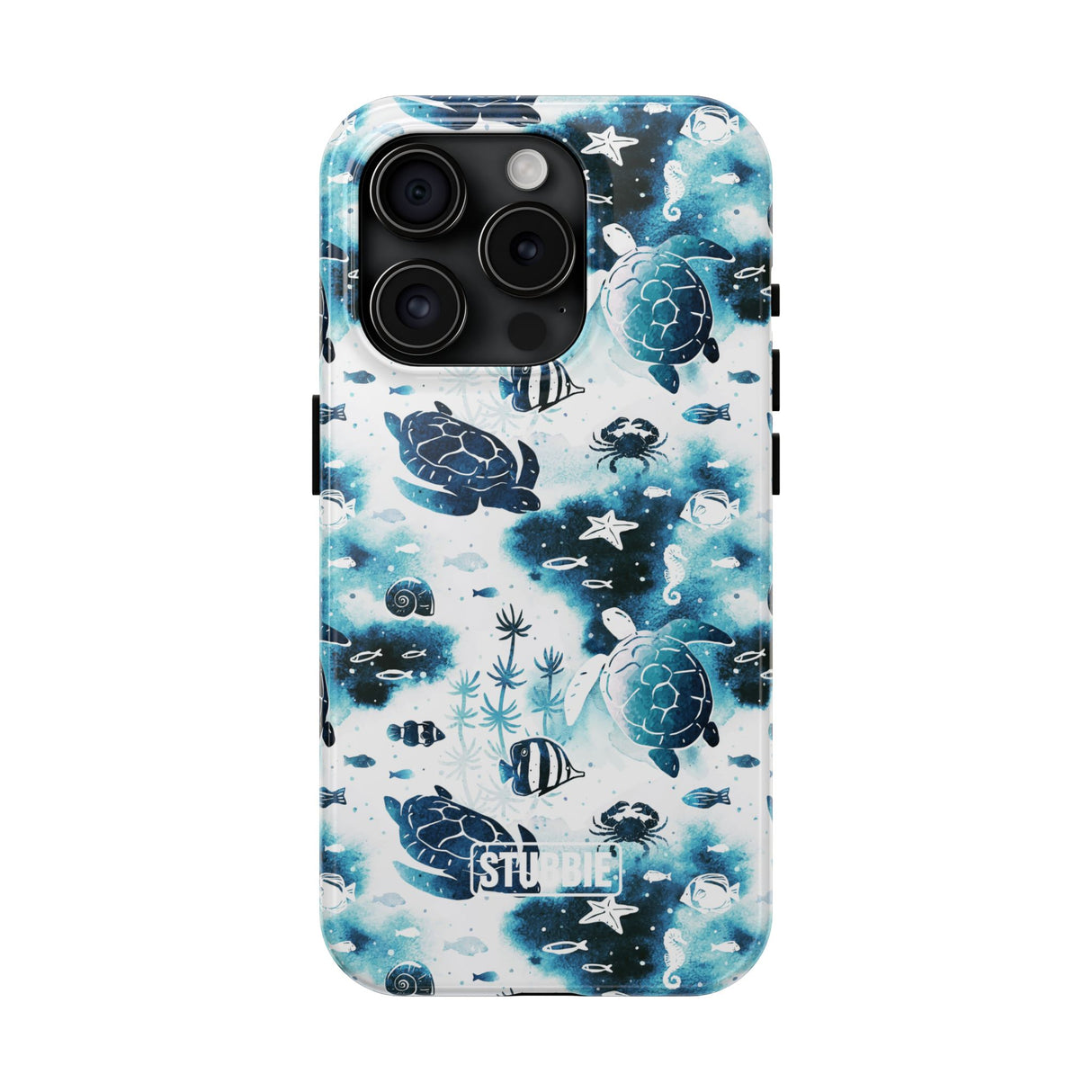 STUBBIE Phone Case for Apple iPhone - Fish And Turtle Phone Case