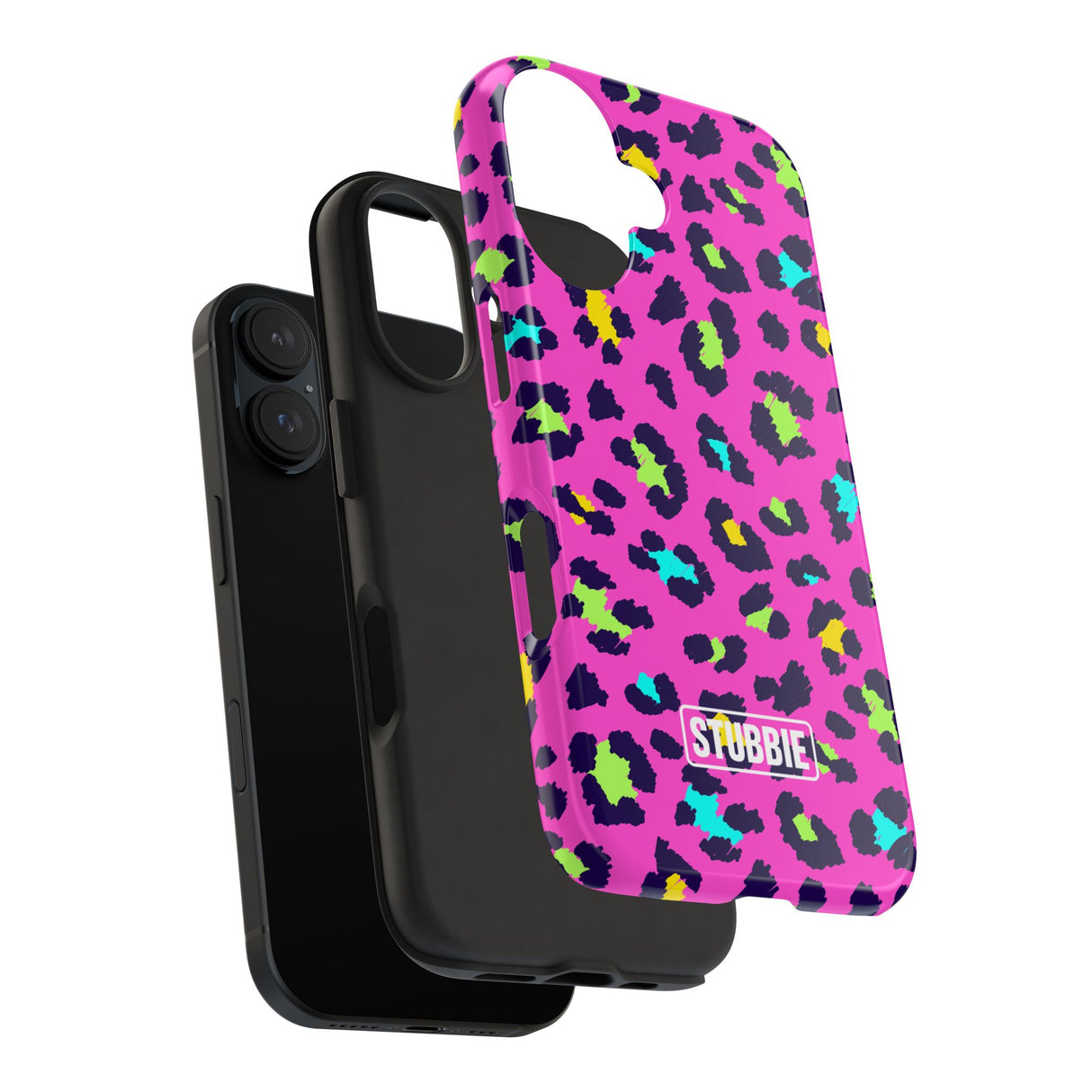 STUBBIE Phone Case for Apple iPhone - Disco Leopard Stubbie