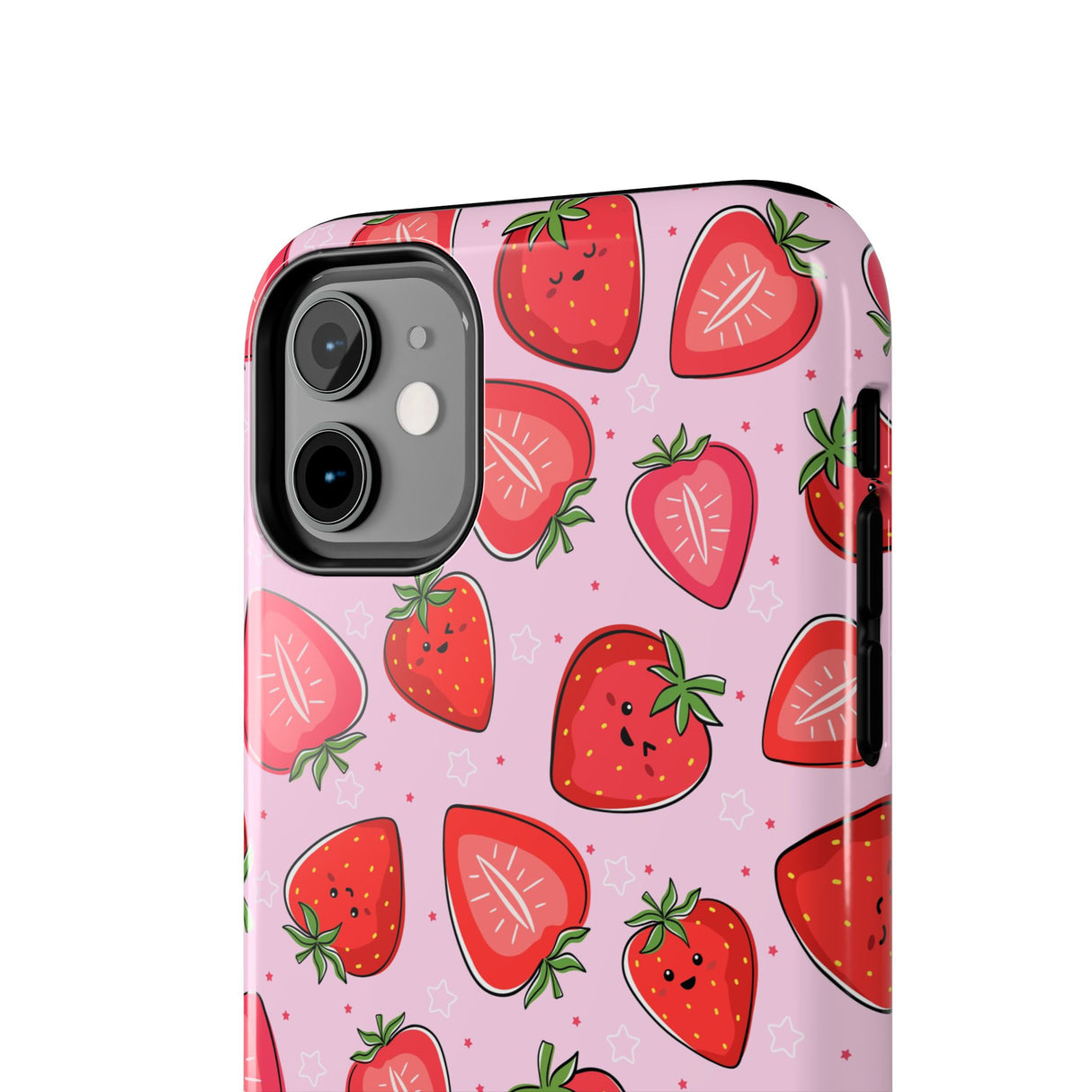 STUBBIE Phone Case for Apple iPhone - Smile Strawberry Phone Case