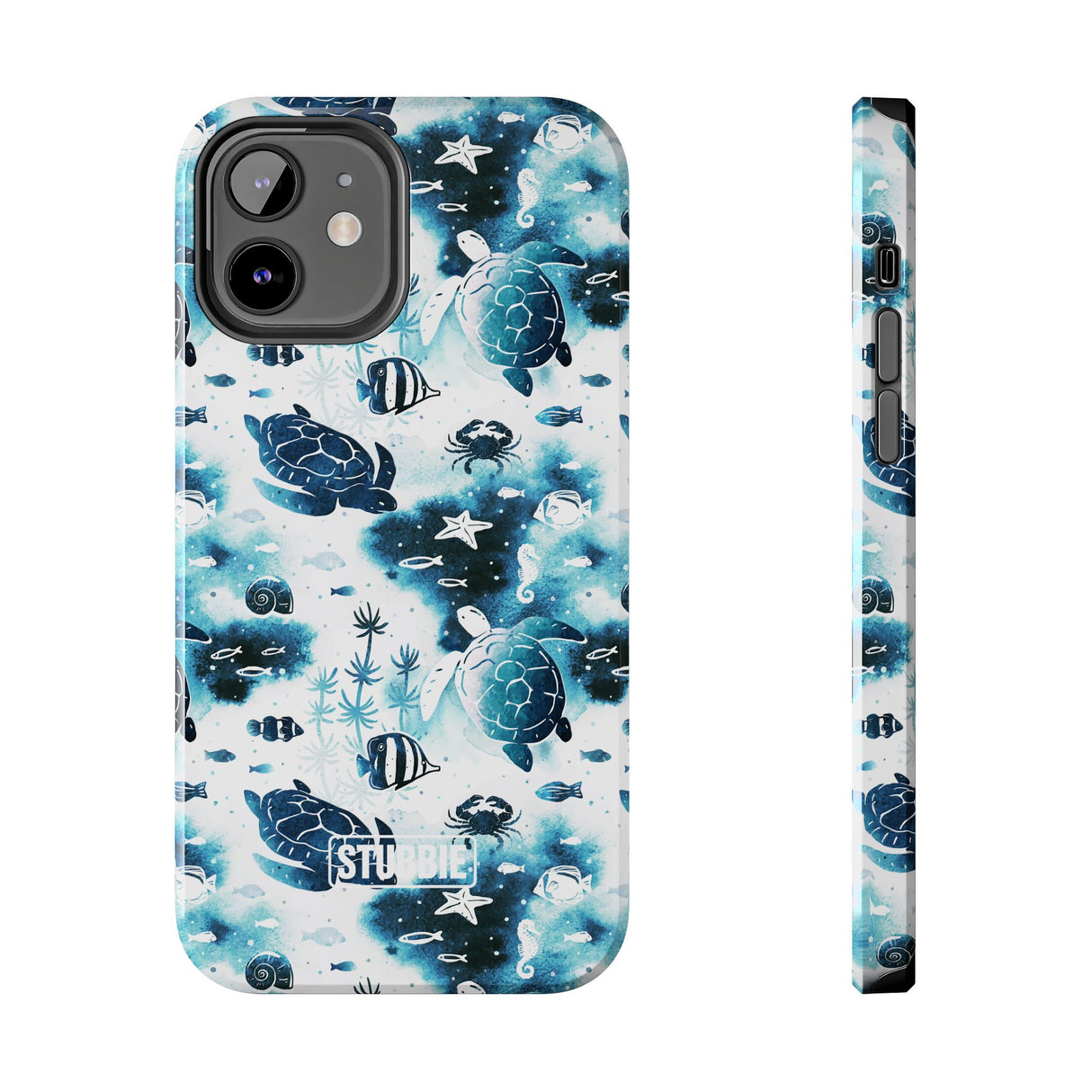 STUBBIE Phone Case for Apple iPhone - Fish And Turtle Phone Case