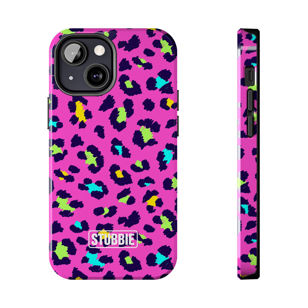 STUBBIE Phone Case for Apple iPhone - Disco Leopard Stubbie