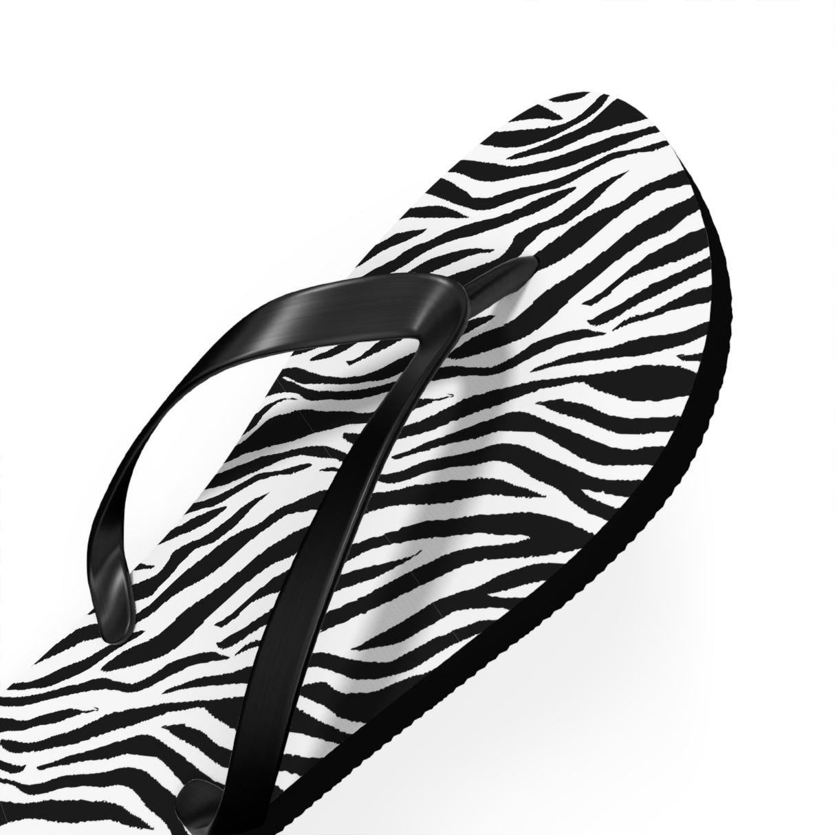 Zebra Flip Flops