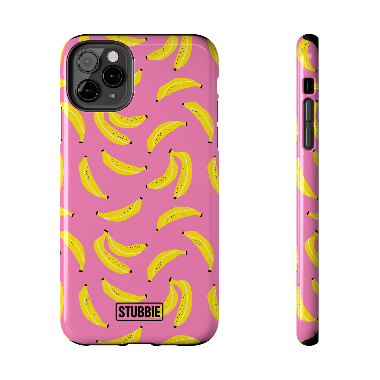 STUBBIE Phone Case for Apple iPhone - Pink Banana Phone Case