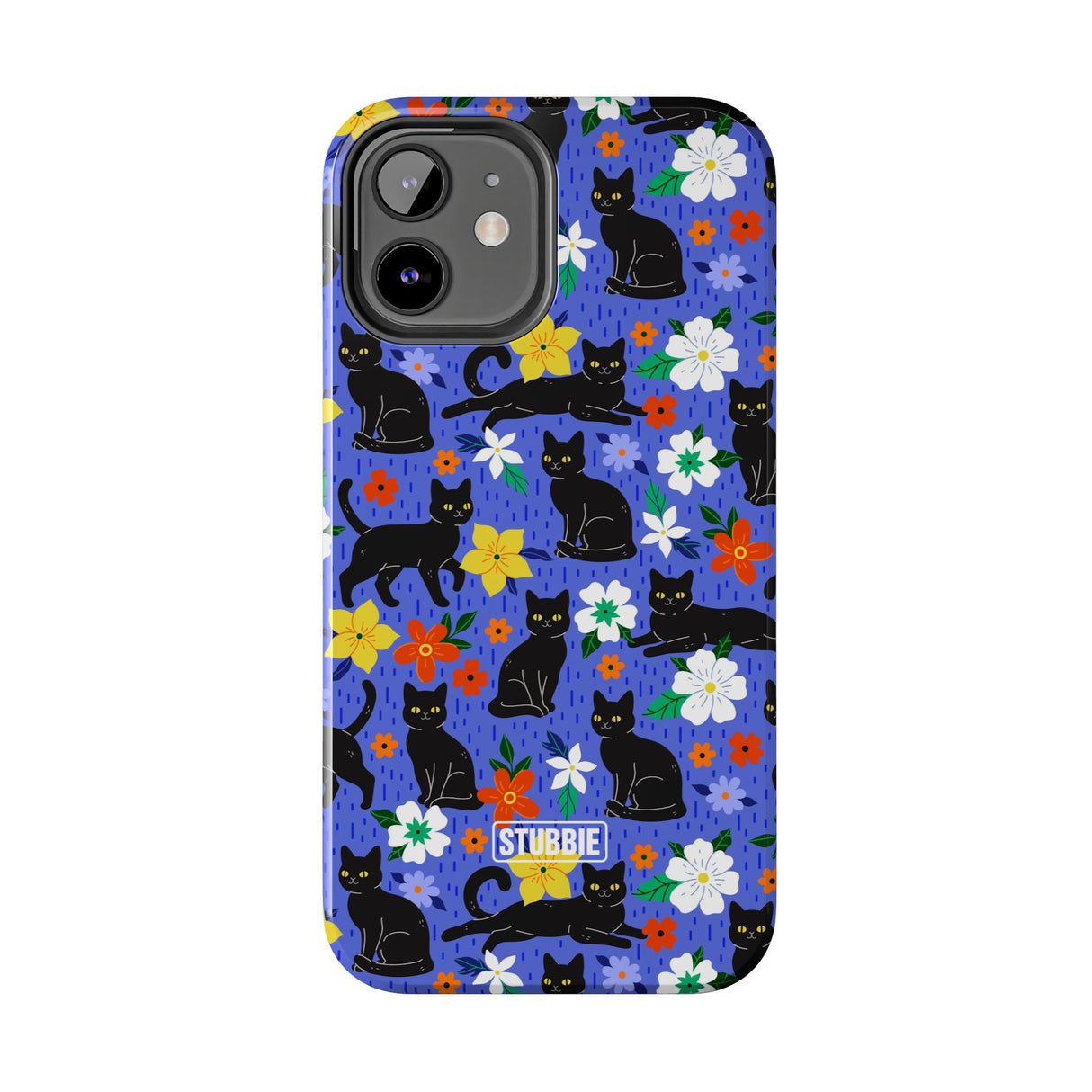 STUBBIE Phone Case for Apple iPhone - Black Cat Phone Case