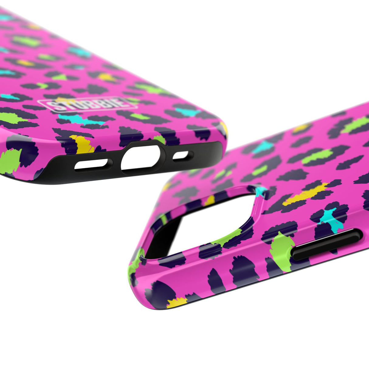 STUBBIE Phone Case for Apple iPhone - Disco Leopard Stubbie