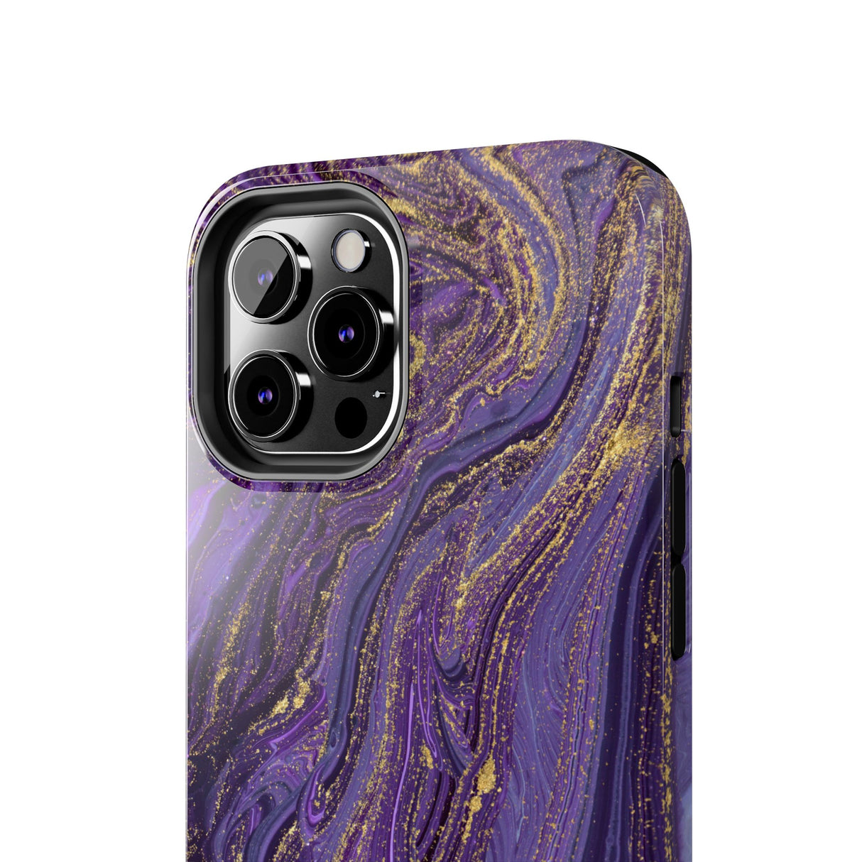 STUBBIE Phone Case for Apple iPhone - Purple Marble Phone Case