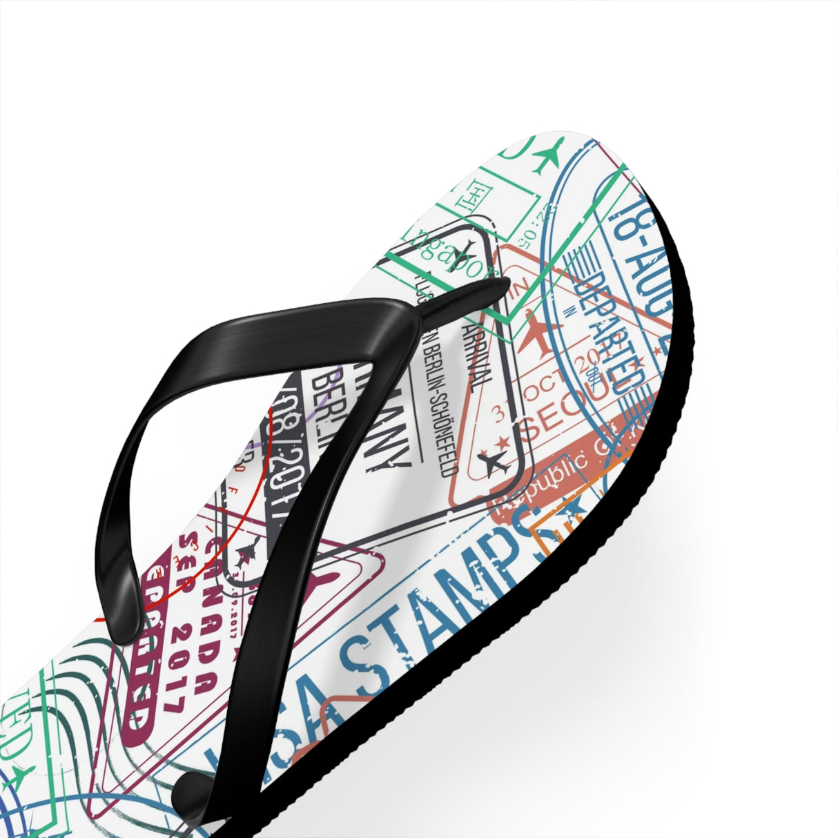 STUBBIE Flip Flops - Travel Stamp STUBBIE