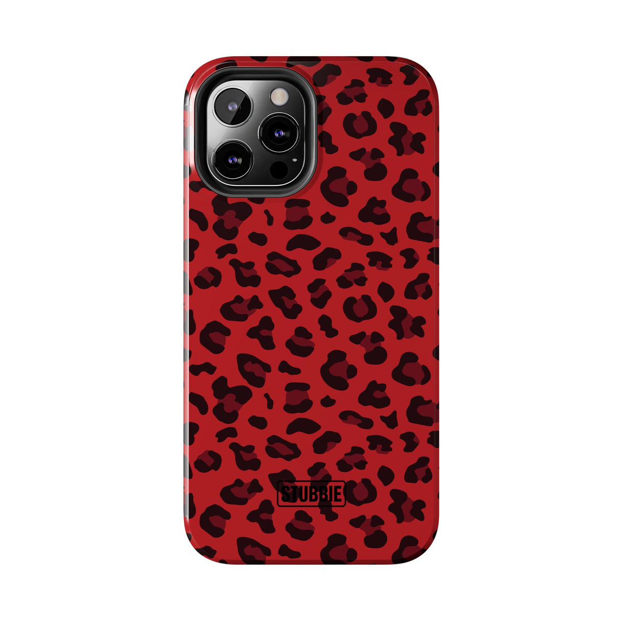 STUBBIE Phone Case for Apple iPhone - Red Leopard Phone Case