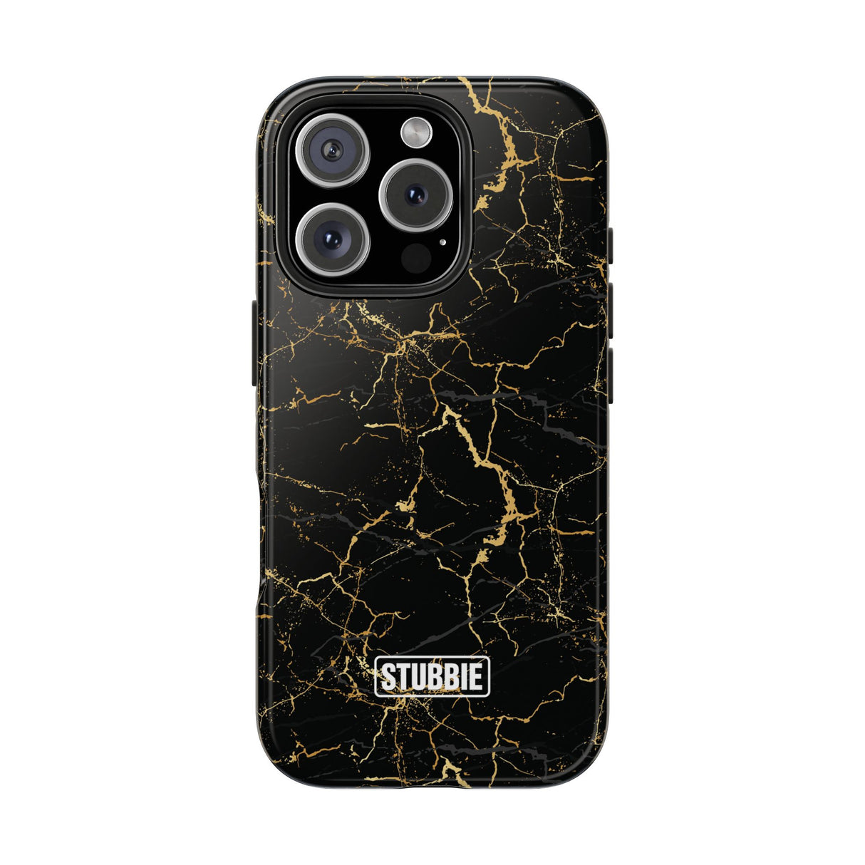 STUBBIE Phone Case for Apple iPhone - Midnight Black Marble Phone Case