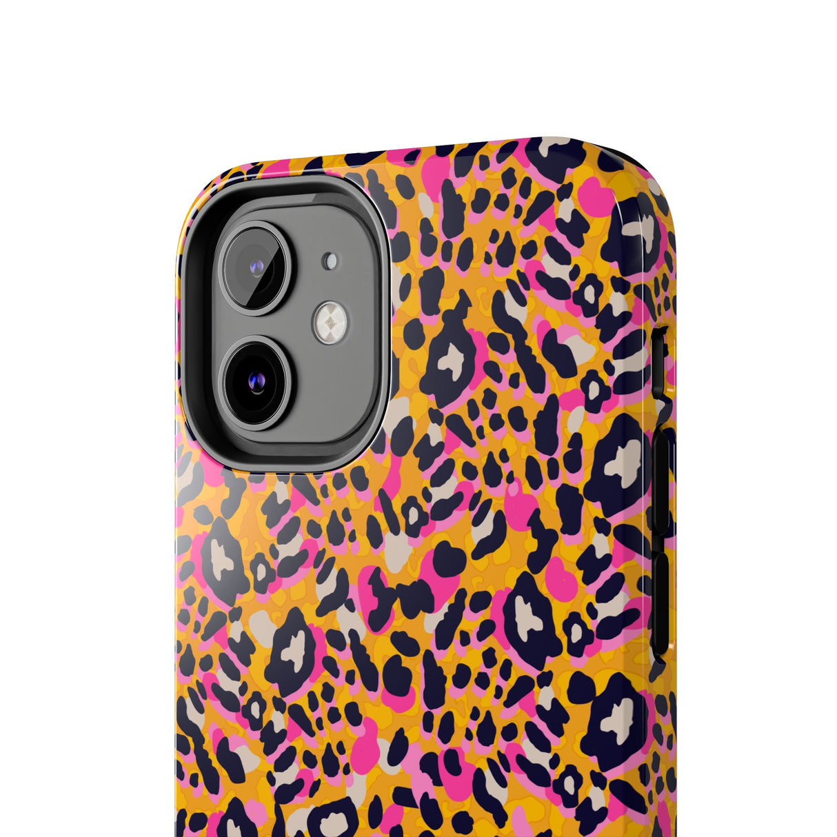 STUBBIE Phone Case for Apple iPhone - Pink Orange Leopard Phone Case