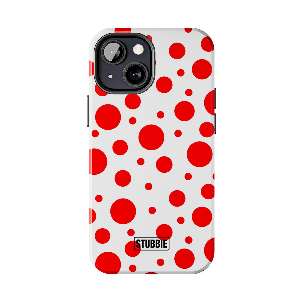 STUBBIE Phone Case for Apple iPhone - Red Polka Dot Phone Case
