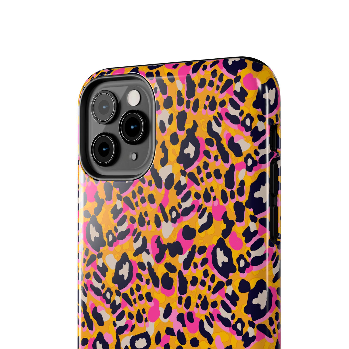 STUBBIE Phone Case for Apple iPhone - Pink Orange Leopard Phone Case