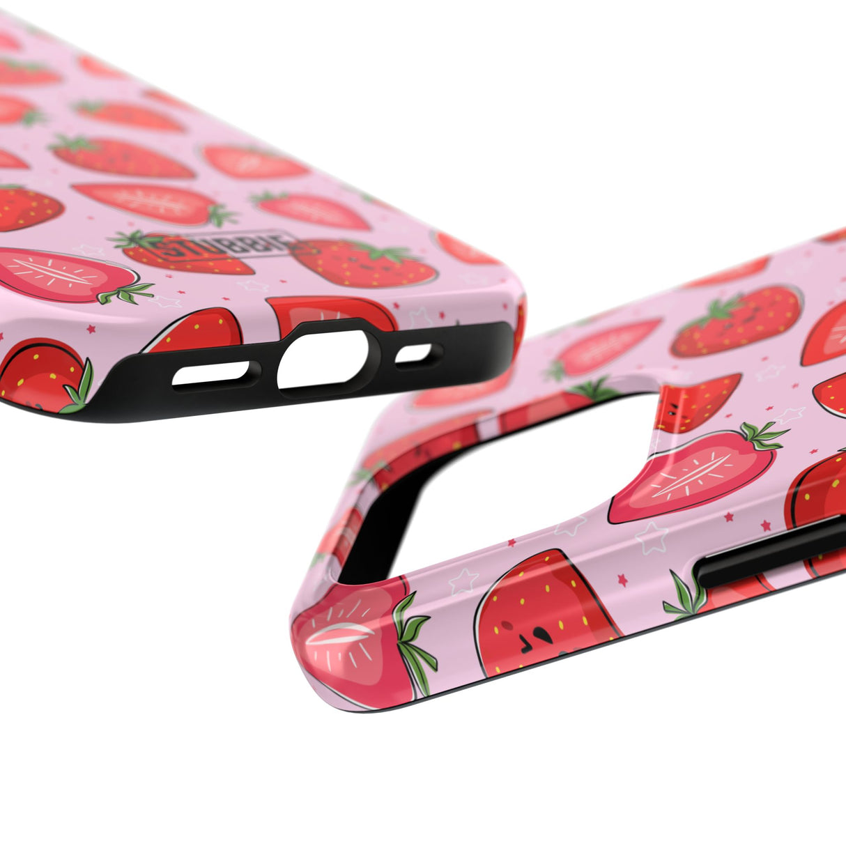 STUBBIE Phone Case for Apple iPhone - Smile Strawberry Phone Case