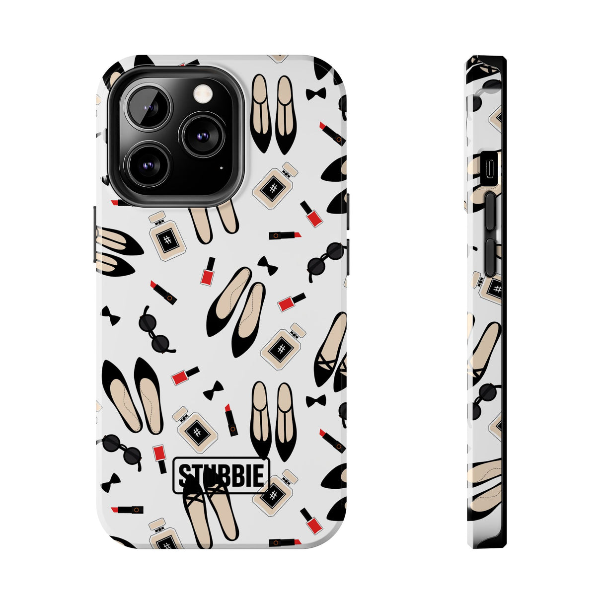 STUBBIE Phone Case for Apple iPhone - Heels And Lipstick Stubbie