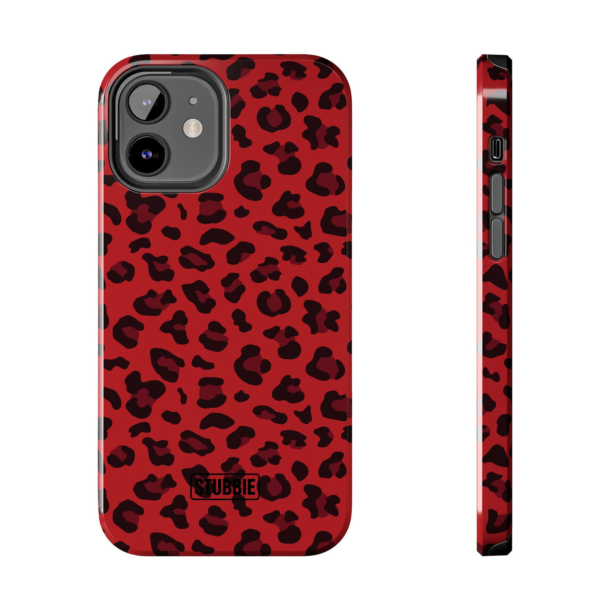 STUBBIE Phone Case for Apple iPhone - Red Leopard Phone Case