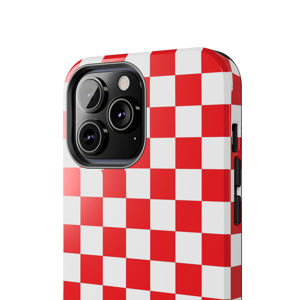 STUBBIE Phone Case for Apple iPhone - Red Checkered Phone Case