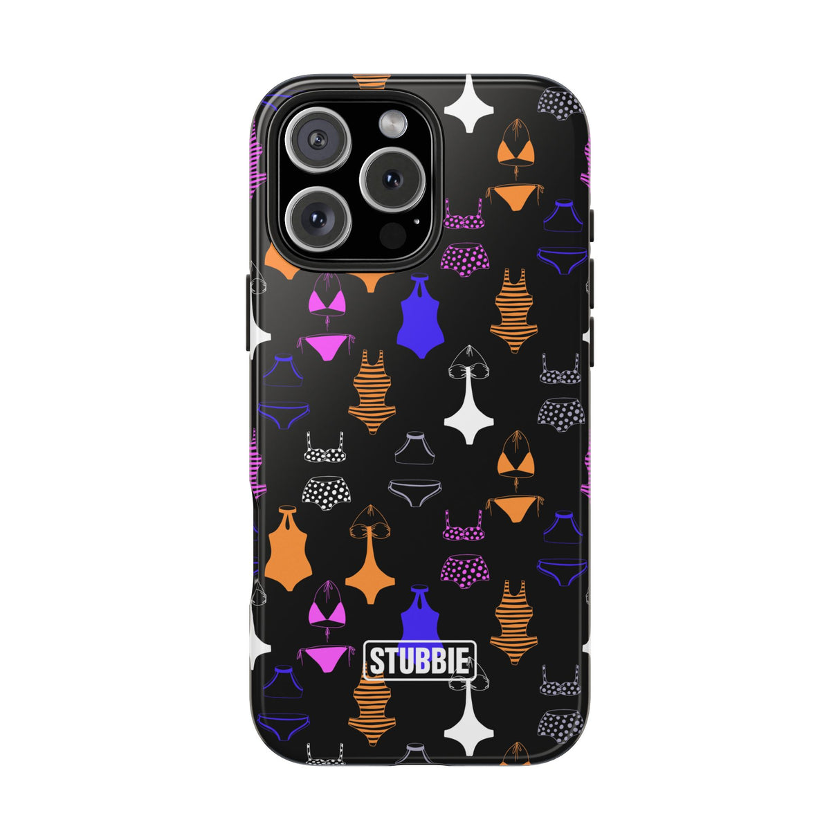 STUBBIE Phone Case for Apple iPhone - Night Bikini Phone Case