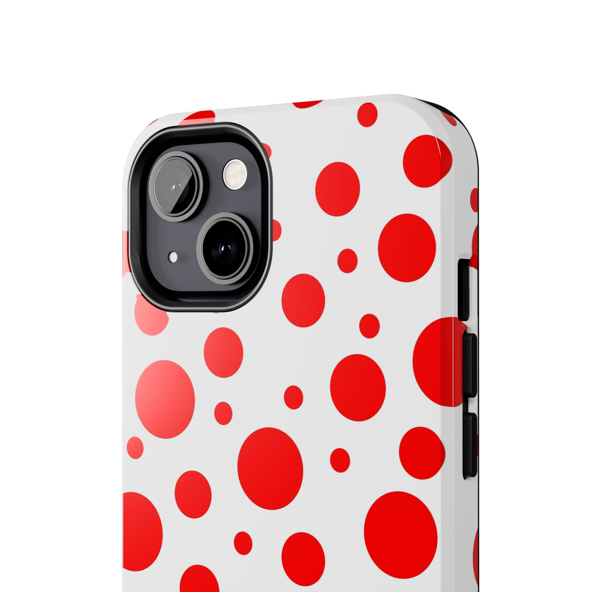 STUBBIE Phone Case for Apple iPhone - Red Polka Dot Phone Case