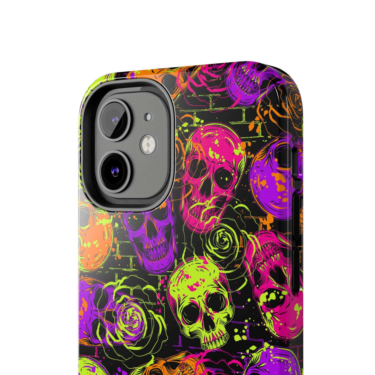 STUBBIE Phone Case for Apple iPhone - Neon Skulls Phone Case