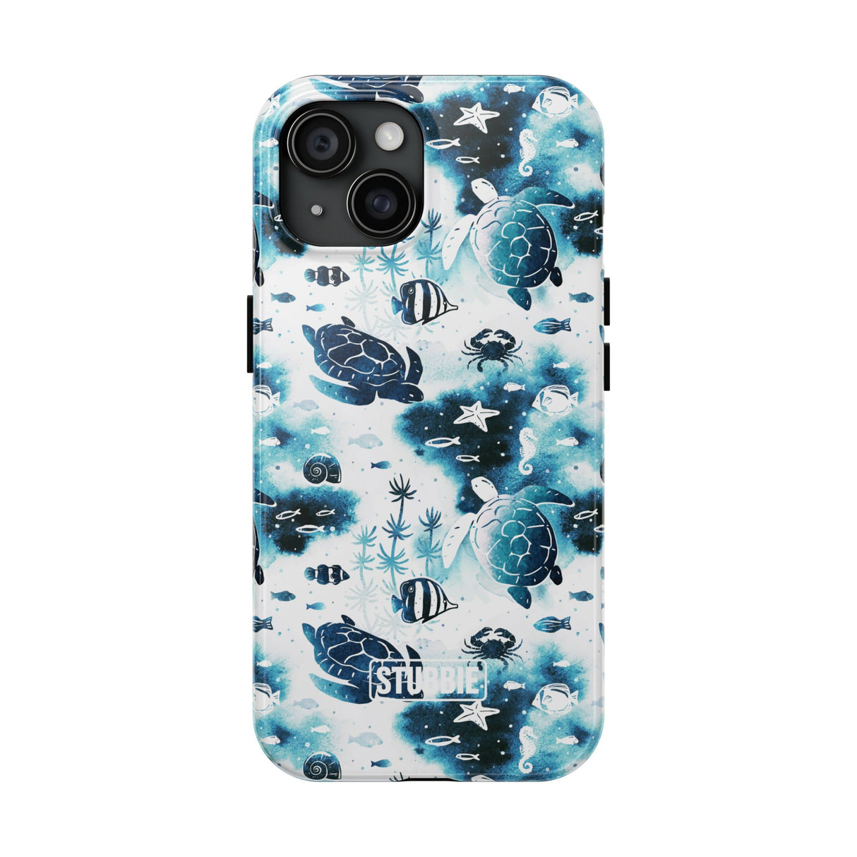 STUBBIE Phone Case for Apple iPhone - Fish And Turtle Phone Case