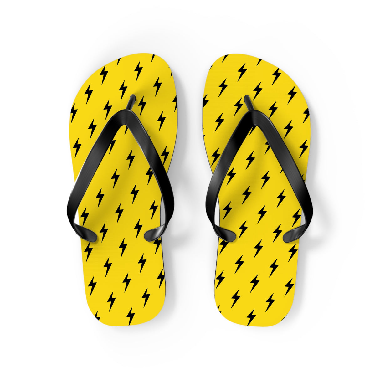 Lightning Bolt Flip Flops