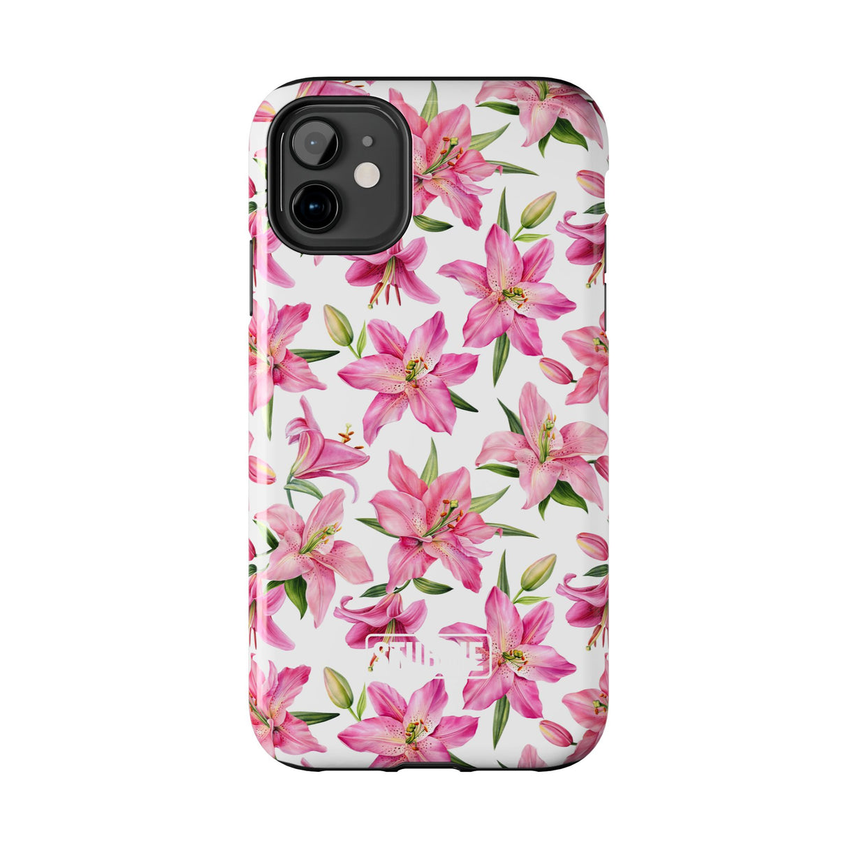 STUBBIE Phone Case for Apple iPhone - Pink Lily Flower Phone Case