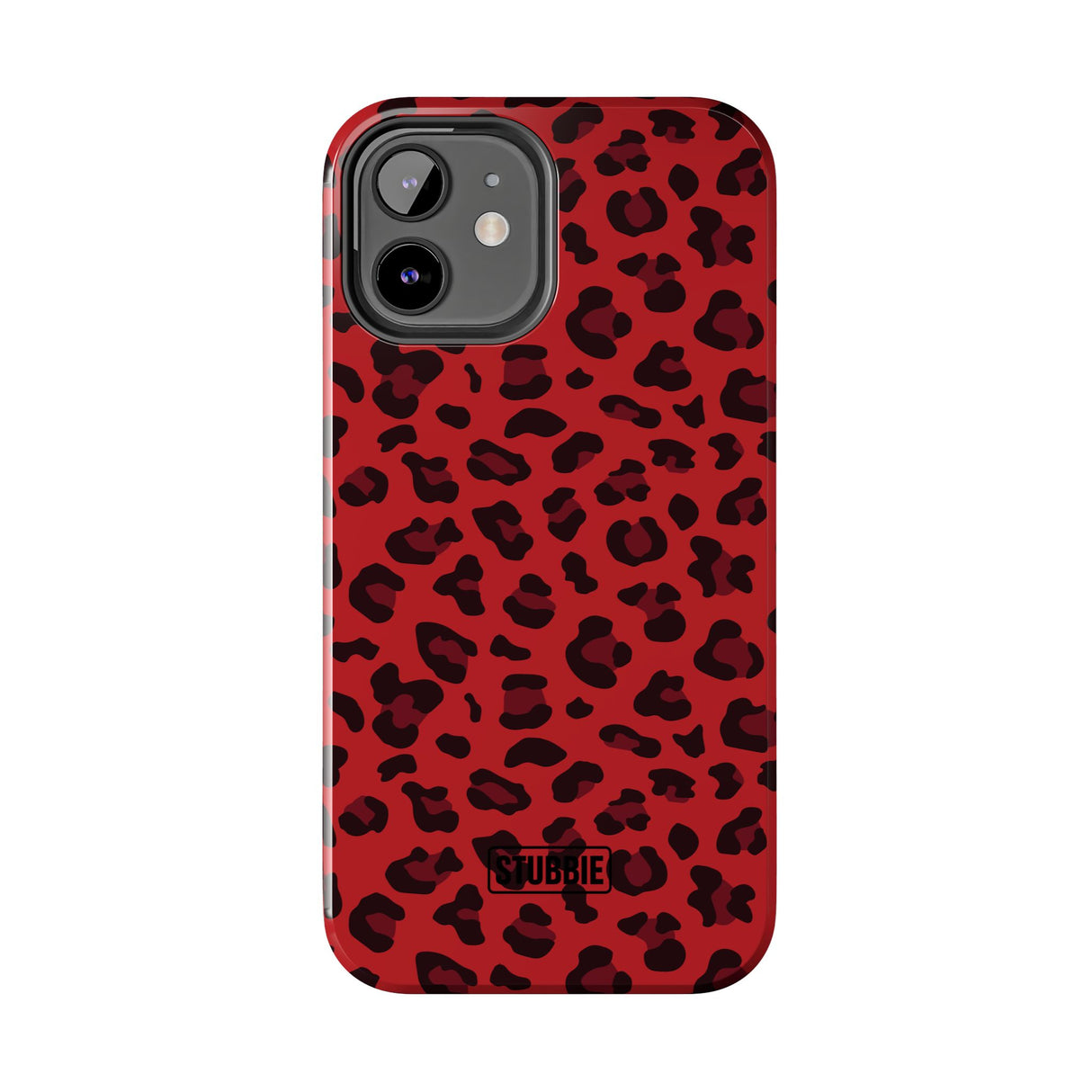 STUBBIE Phone Case for Apple iPhone - Red Leopard Phone Case