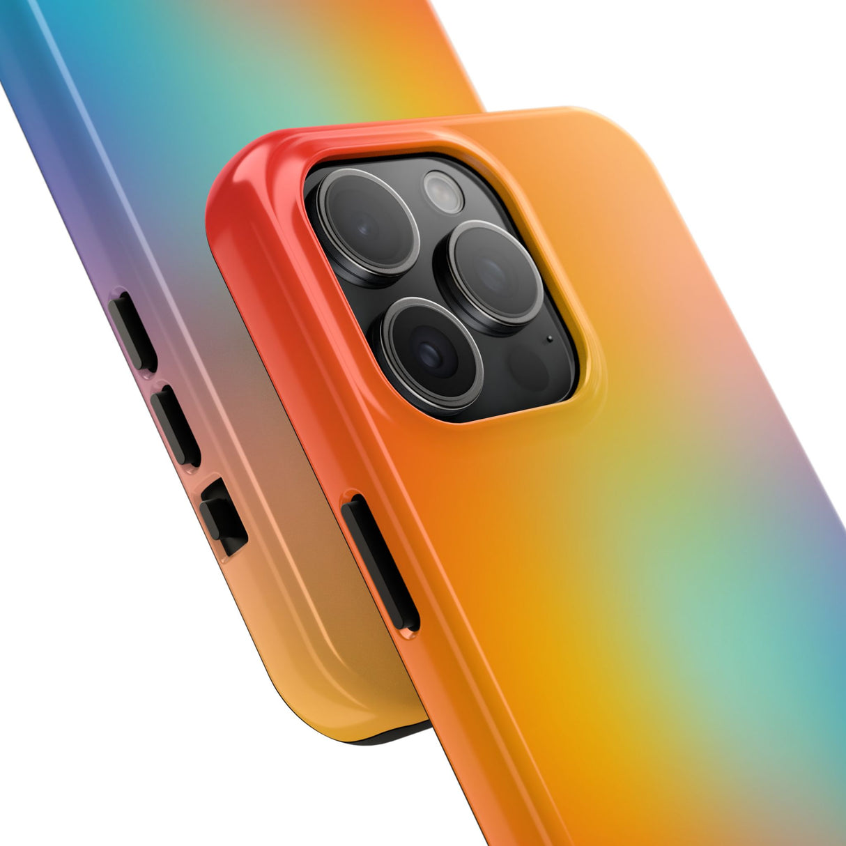 STUBBIE Phone Case for Apple iPhone - Rainbow Blue Stubbie