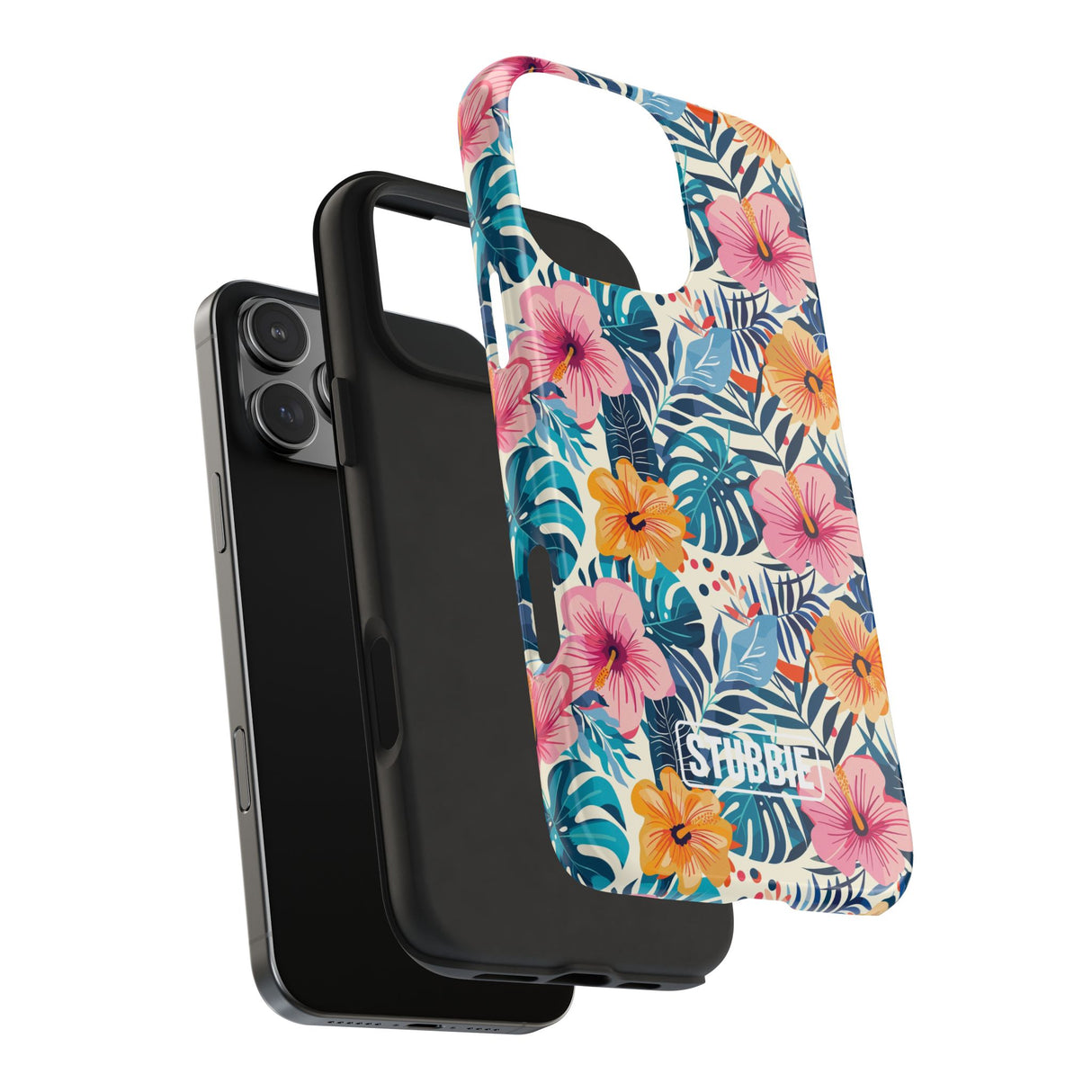 STUBBIE Phone Case for Apple iPhone - Jungle Fauna Stubbie