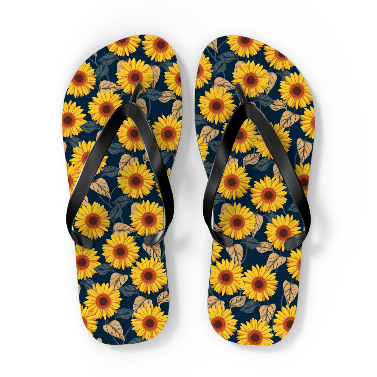 Sunflower Flip Flops