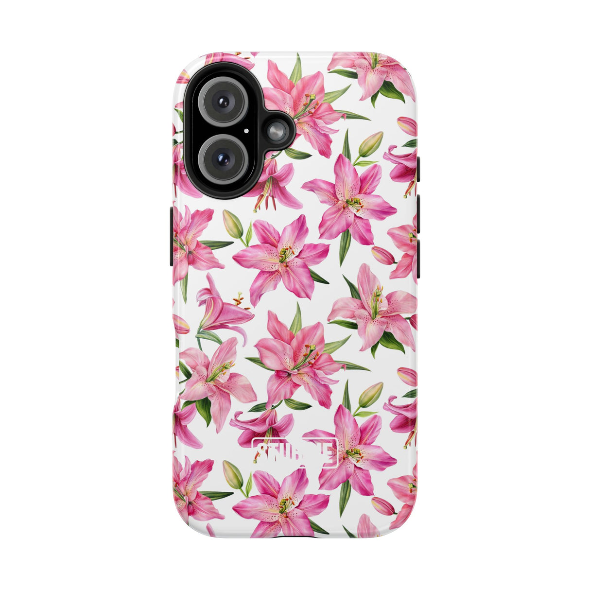STUBBIE Phone Case for Apple iPhone - Pink Lily Flower Phone Case