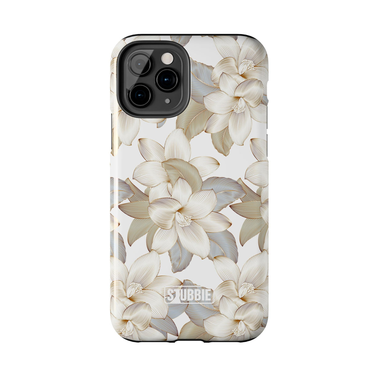 STUBBIE Phone Case for Apple iPhone - White Flowers Phone Case