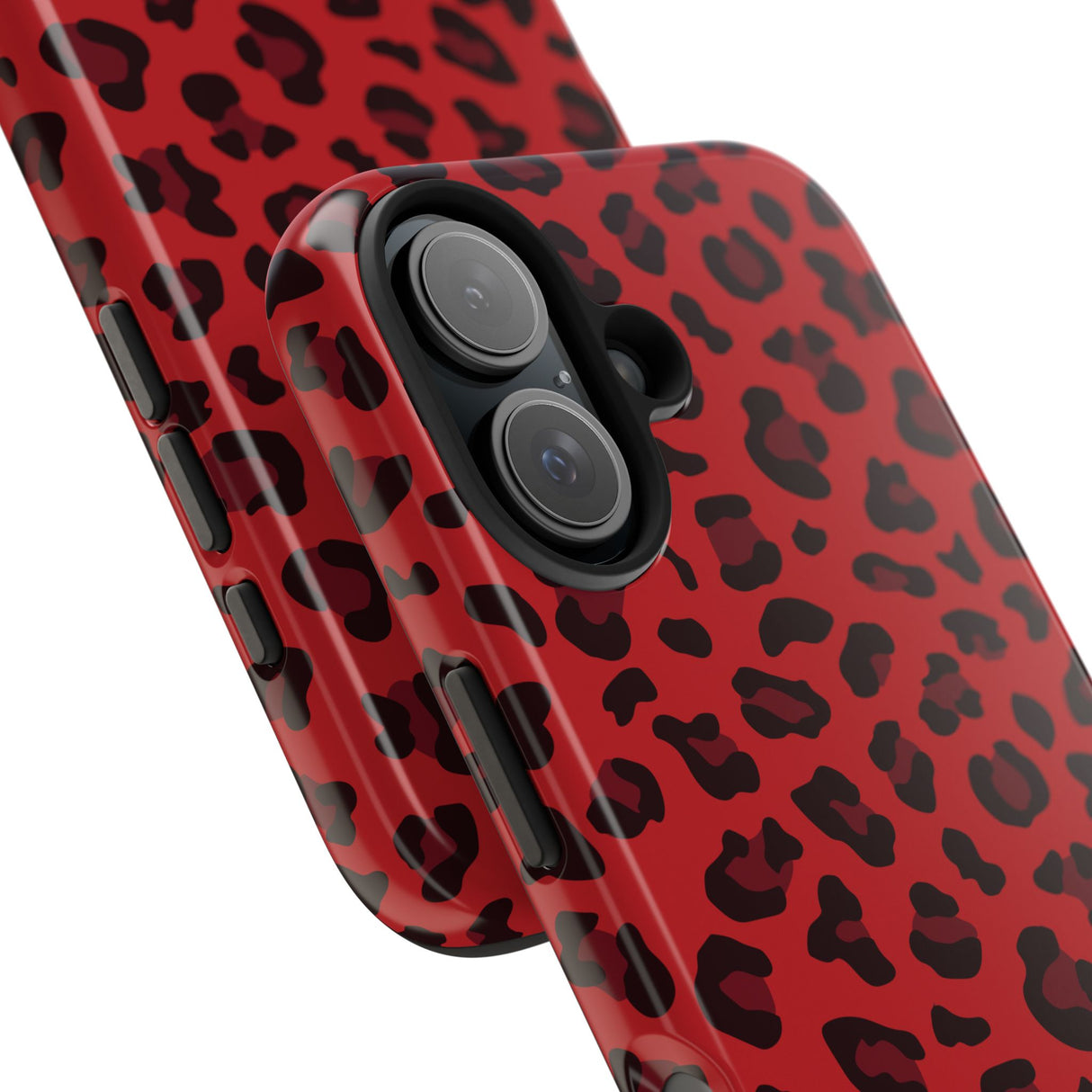 STUBBIE Phone Case for Apple iPhone - Red Leopard Phone Case
