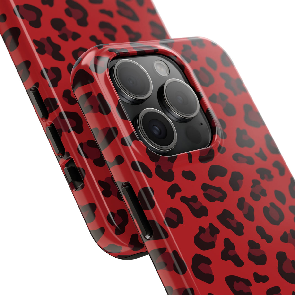 STUBBIE Phone Case for Apple iPhone - Red Leopard Phone Case